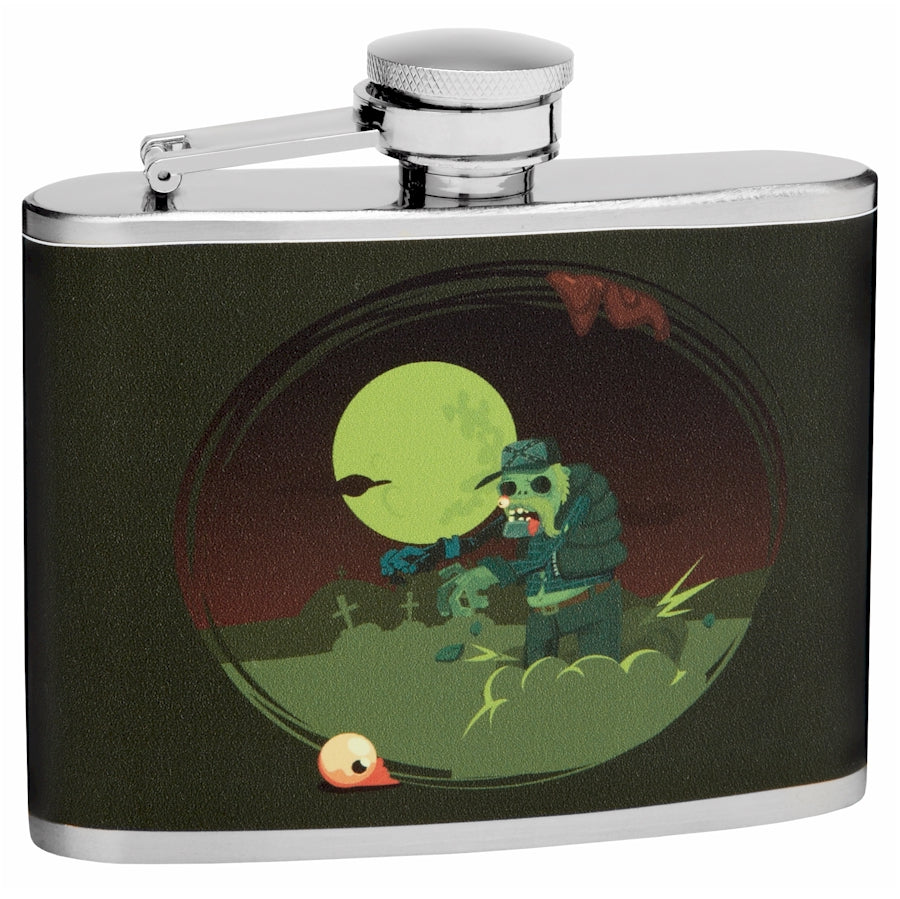 4oz "Lost Zombie Eye" Hip Flask