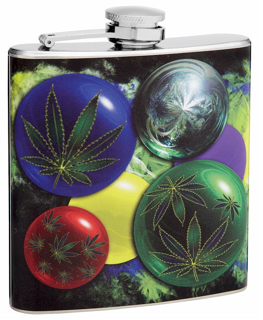 6oz Marijuana Hip Flask