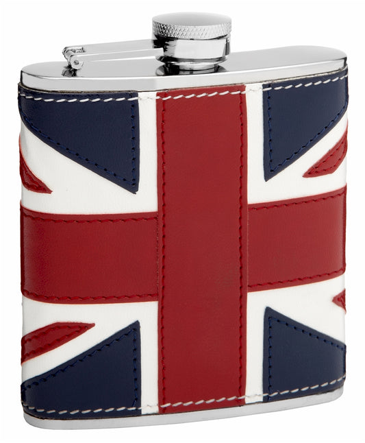6oz British Flag Hip Flask