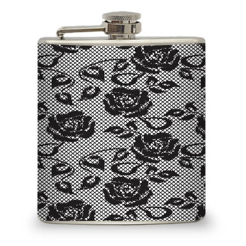 6oz "Fishnet Stocking" Flask