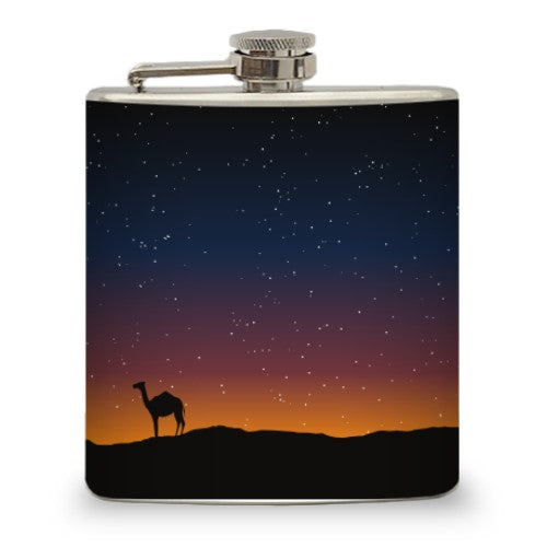 6oz "Camel Sunset" Flask