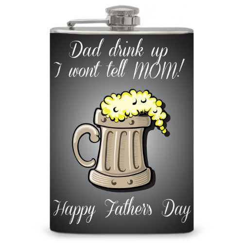 8oz The "Happy Father's Day" Flask