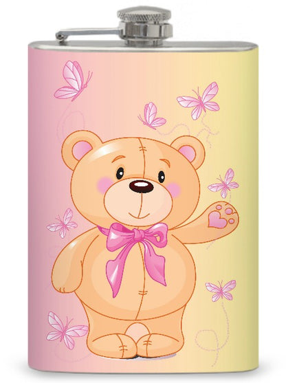 8oz "Teddy Bear" Flask