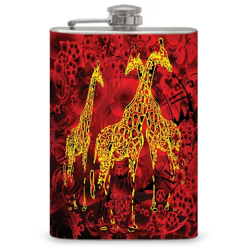 8oz "Giraffe" Flask