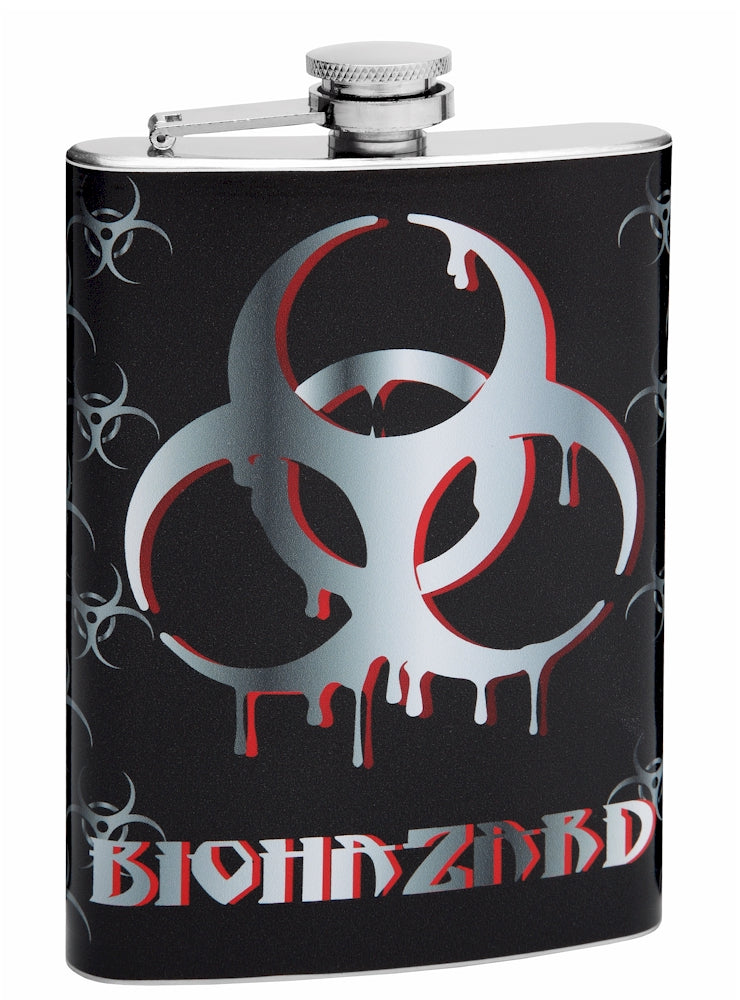 8oz Bio Hazard Hip Flask