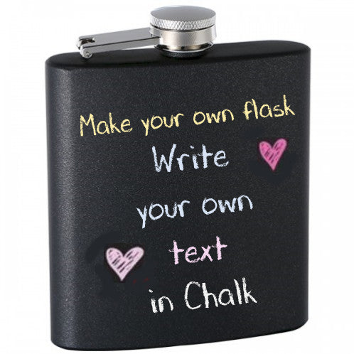 6oz Chalkboard Flask