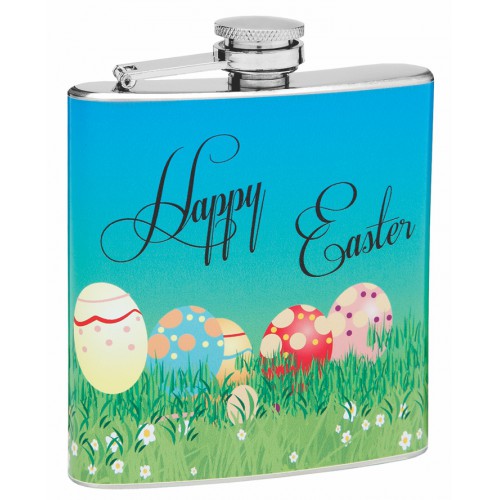 Easter Theme 6oz Hip Flask