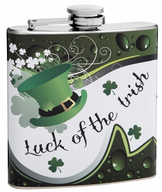 6oz "Luck of the Irish" Hip Flask
