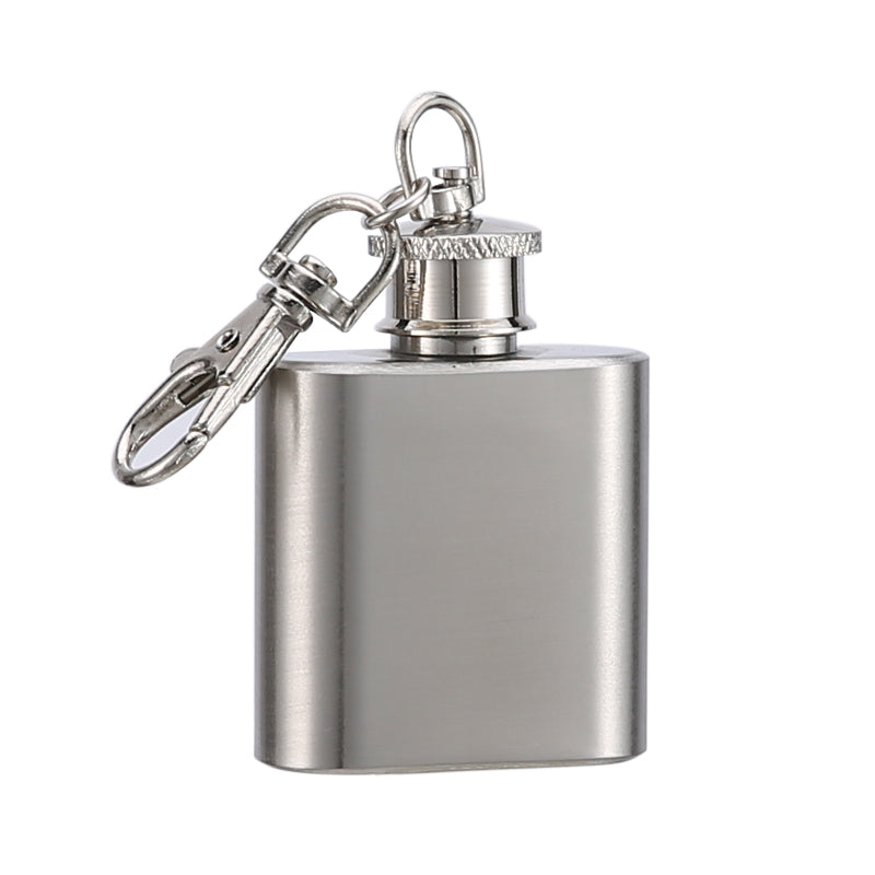 1oz Engraved Mini Keychain Flask