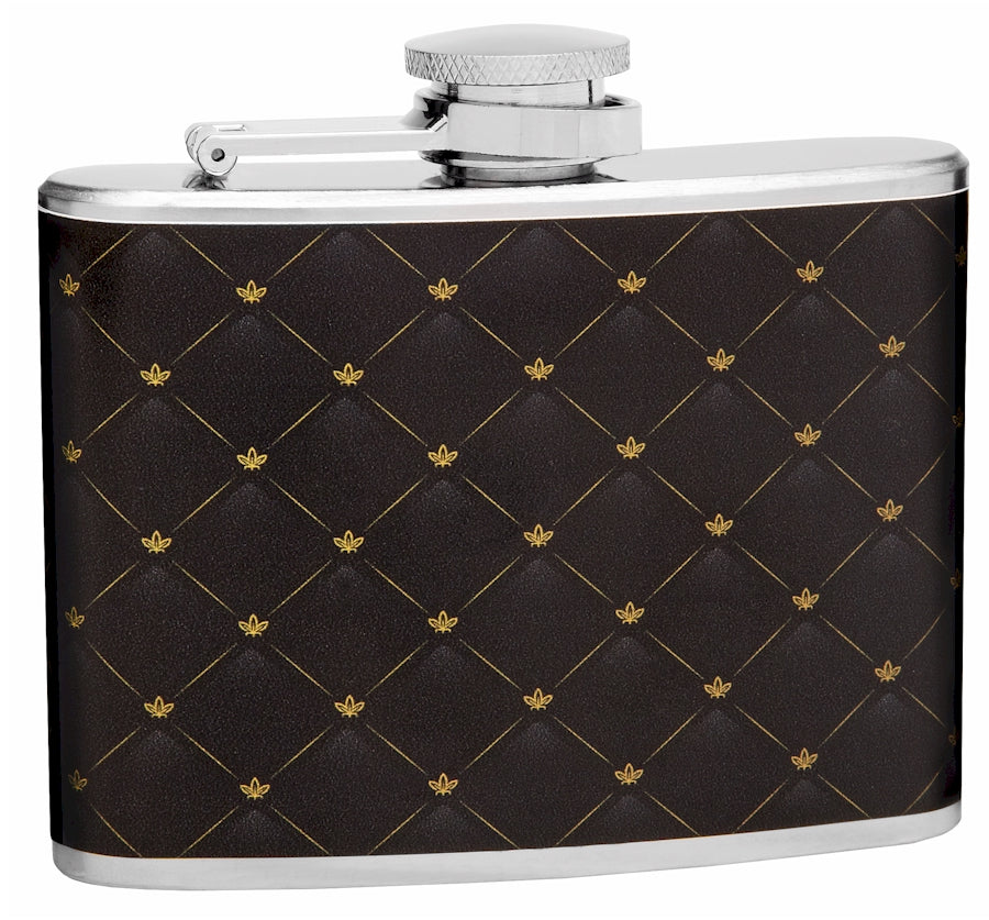 Patterned Flasks 4oz Classic Elegant Pattern Hip Flask – Flasks.com