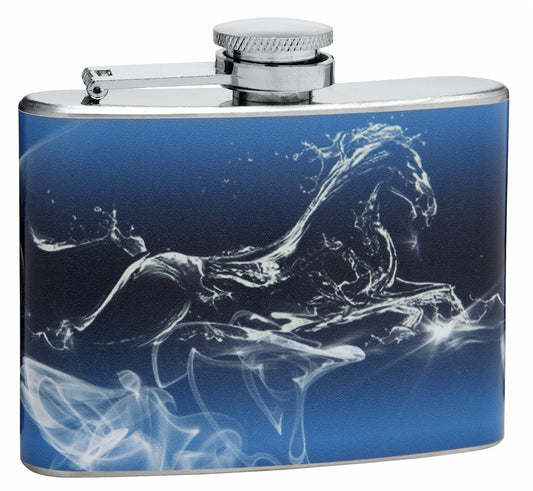 4oz "Ghost Horse" Hip Flask