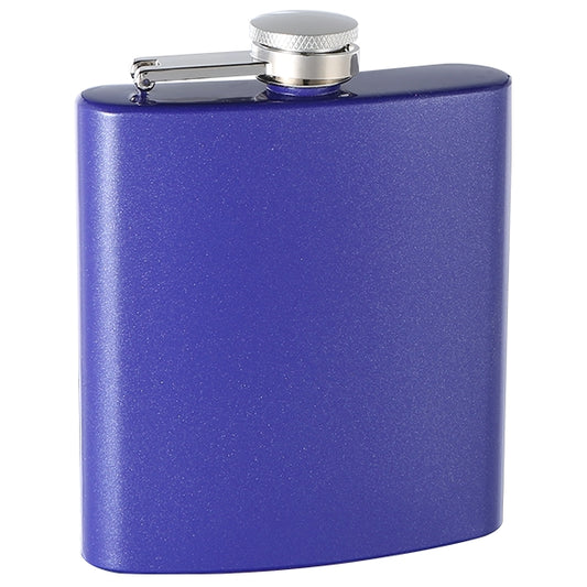 6oz Custom Glitter Paint Flask, Purple