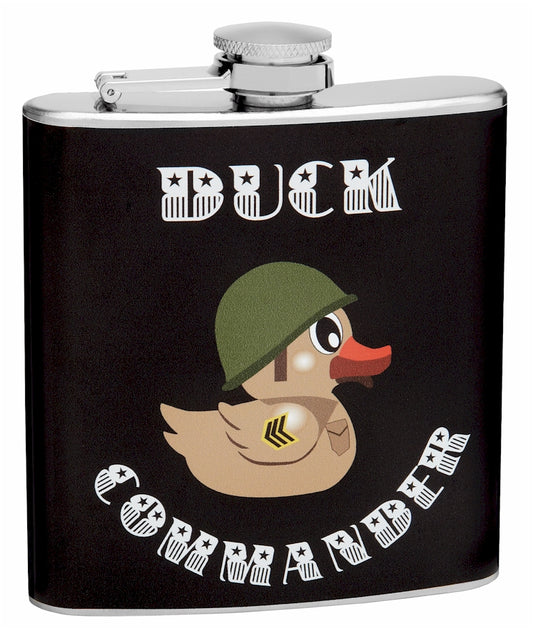 6oz Duck Commander Theme Hip Flask