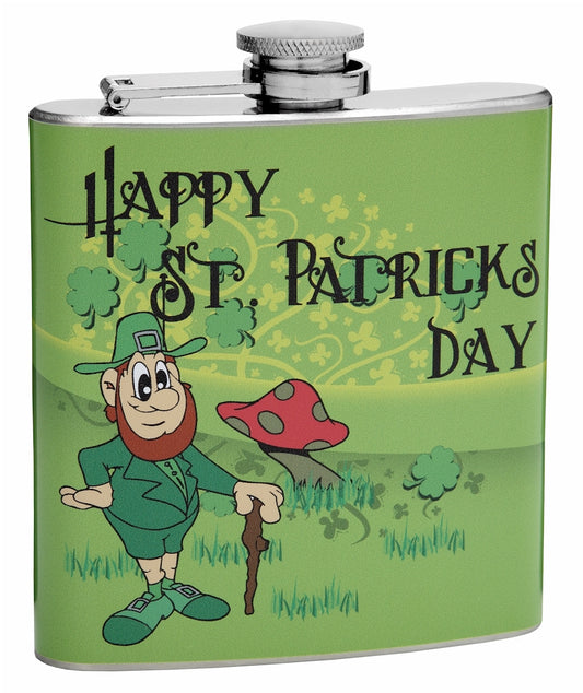 6oz St. Patrick's Day Hip Flask