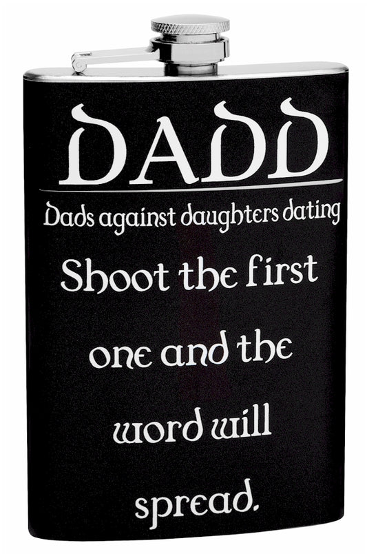 8 oz "Dads Against Daughter Dating" Hip Flask