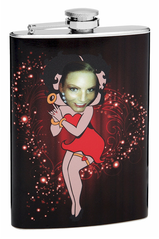 Betty Boop Insert Your Own Picture 8oz Flask