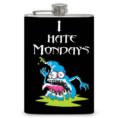 8oz "I hate Mondays" Flask