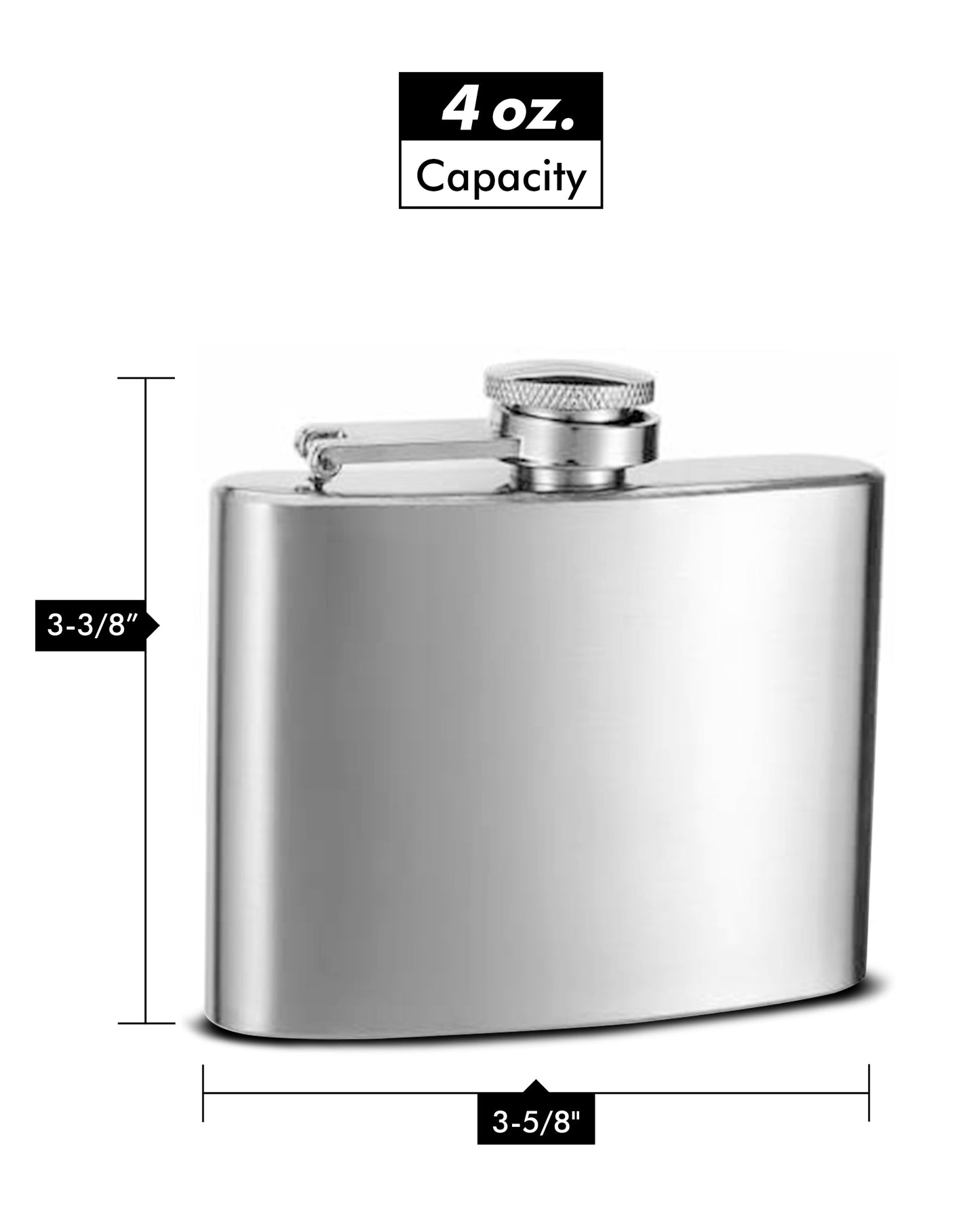 Design Your Own 4oz Hip Flask