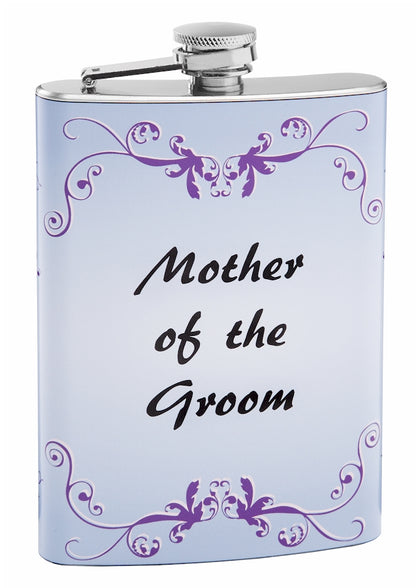 Mother of the Groom 8oz Custom Hip Flasks