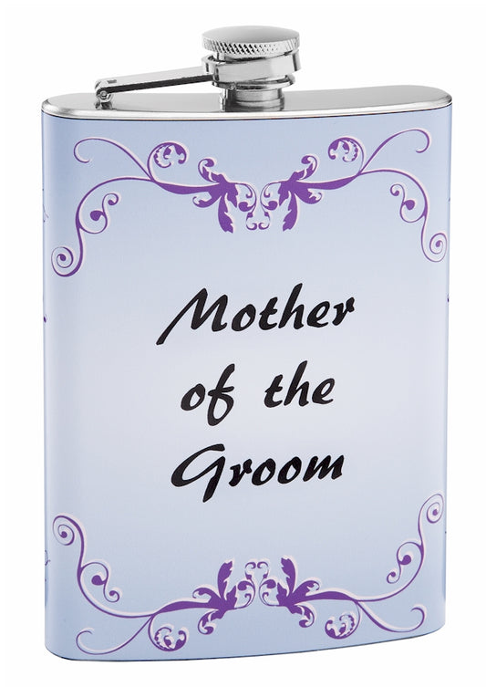 Mother of the Groom 8oz Custom Hip Flasks