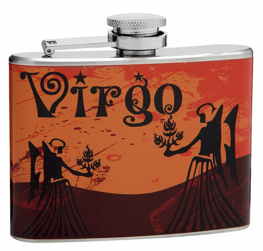 Virgo "Sign of the Zodiac" 4oz Flask